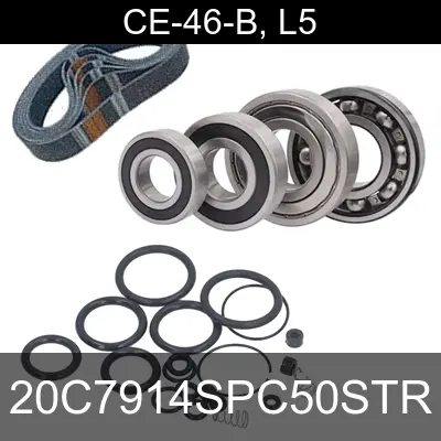 Image of 20C7914SPC50STR for af ateliers francois air compressor