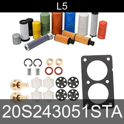 Image of 20S243051STA for af ateliers francois air compressor